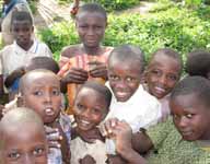 Village kids posing. (Category:  Travel)