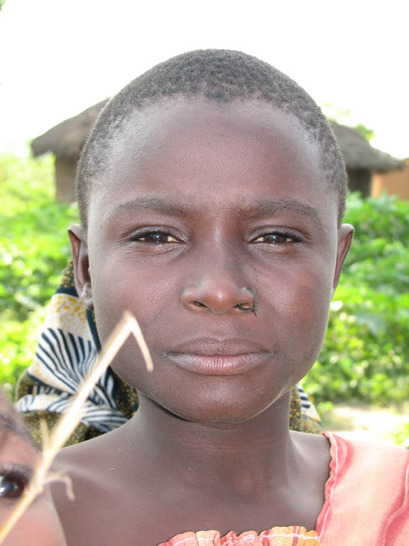 Portrait of Zigua child in Kwamsisi. (Category:  Travel)