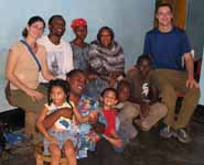 Back Row: Rachel, Hussein, Rukia, Esther, me.  Front Row: Sophia, Rajabu, Nassor, Hamisi, Neighbor Boy. (Category:  Travel)