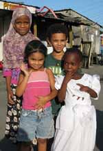 Amina, Nassor, Sophia and Neighbor Girl (Category:  Travel)