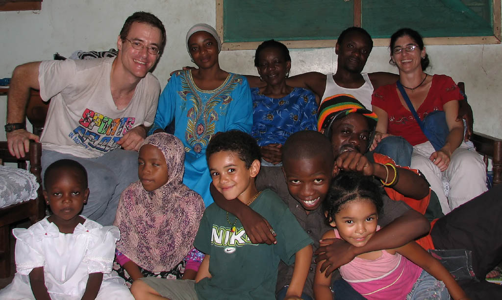 Top Row: Me, Salma, Rehema, Hussein, Rachel; Bottom Row: Neighbor Girl, Amina, Nassor, Saidi, Hamza, Sophia (Category:  Travel)