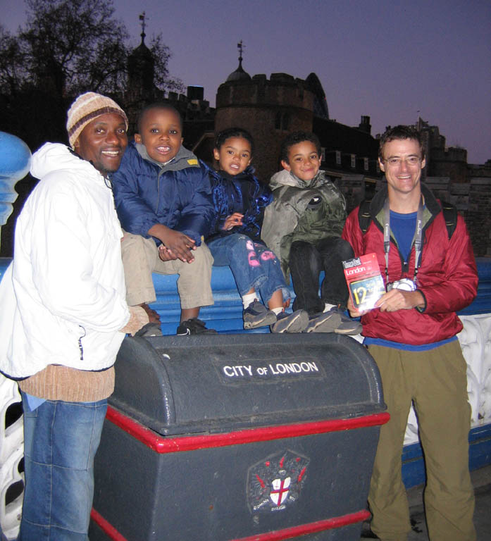 Hussein, Matthew, Sophia, Nassor and me (Category:  Travel)