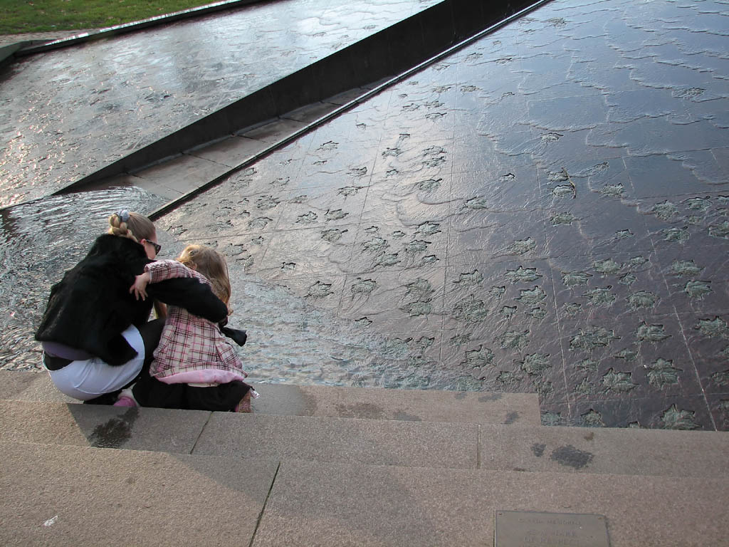 A fountain in Green Park commemorating Canadian soldiers from WWII. (Category:  Travel)