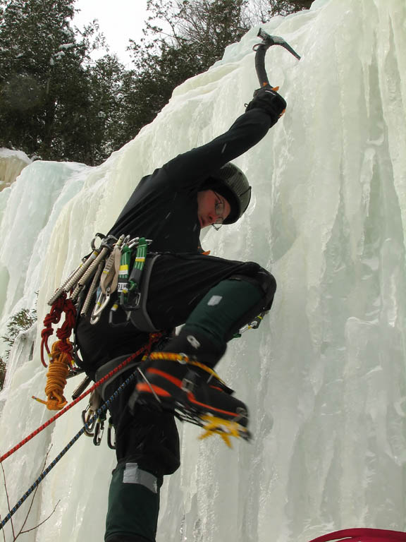 Kicking crampon. (Category:  Ice Climbing)