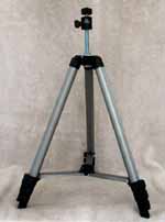 This is an ultralight tripod I made myself out of a set of cheap tripod legs and a Giotto MH-1004 ball head. (Category:  Photography)
