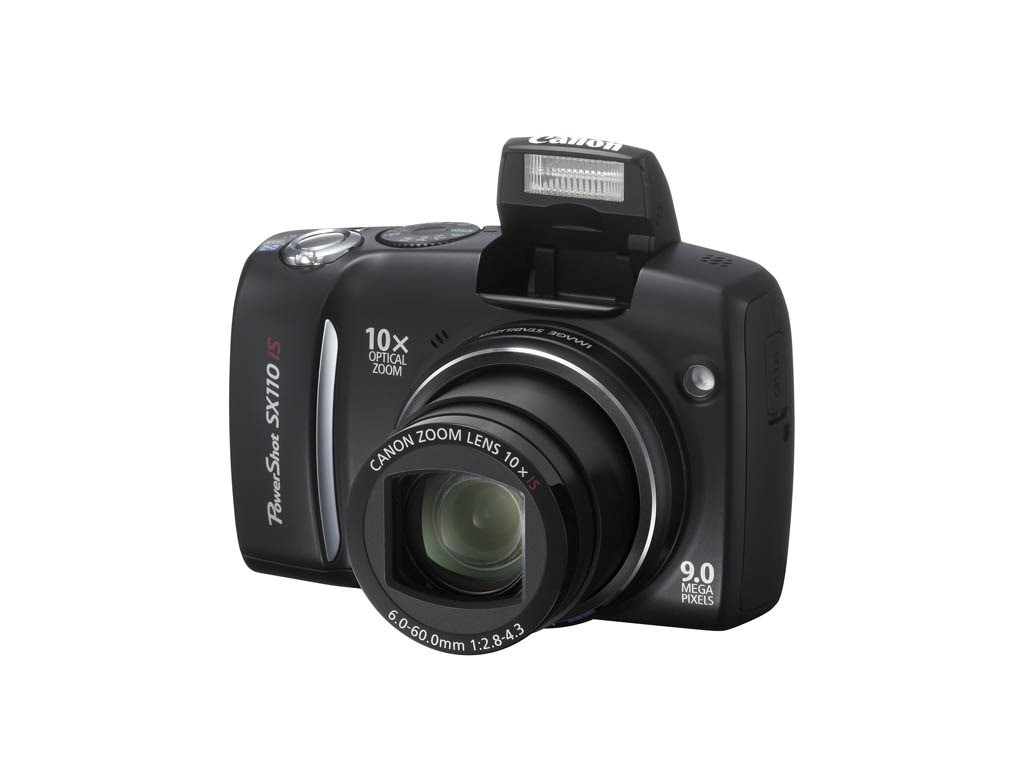 Stock photo of the Canon SX110.  When that broke, I upgraded to the SX120 which is virtually identical. (Category:  Photography)