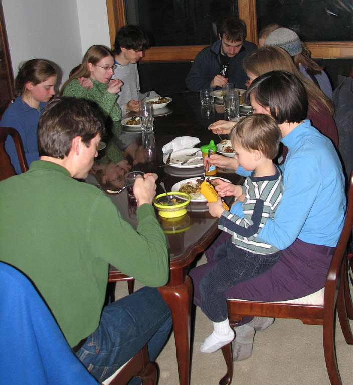 Clockwise: Erika, Deena, Paul, Adam, Katie, Anna, Carla, Sara, Jay, Joe (Category:  Party)