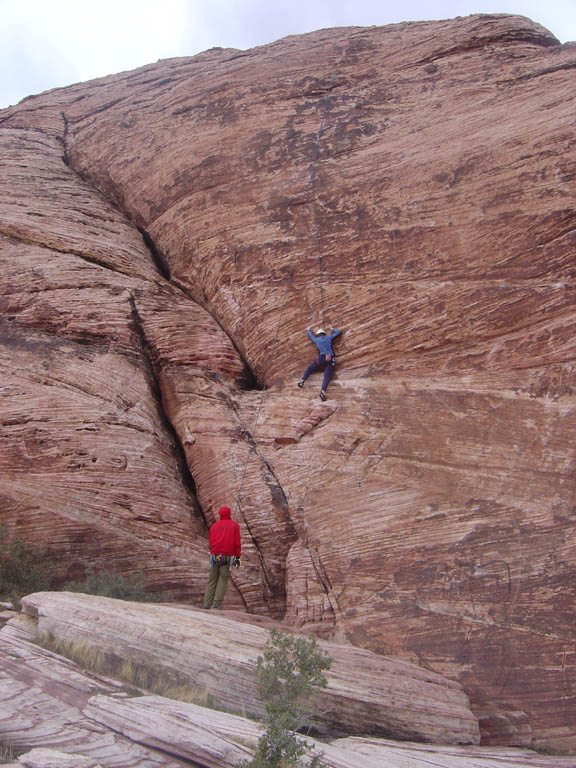 Carla following Suck Upon My Baseboy. (Category:  Rock Climbing)