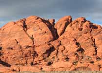 Red Rocks at sunset. (Category:  Rock Climbing)