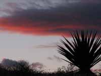 Sunset at the campground. (Category:  Rock Climbing)