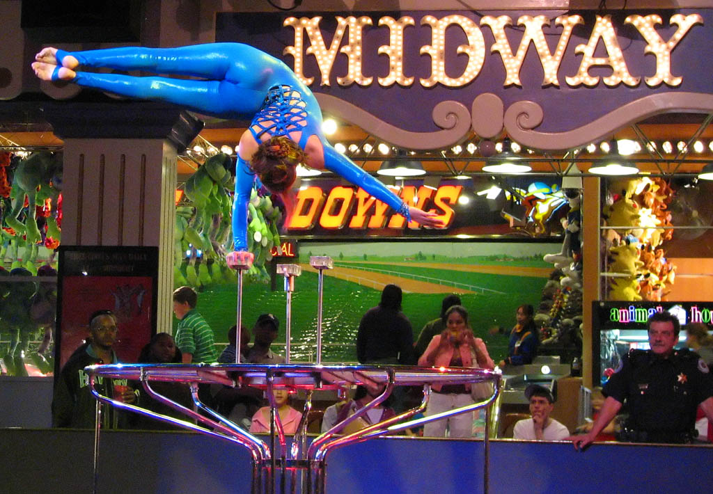 Contortionist at Circus Circus. (Category:  Rock Climbing)