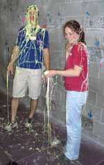 To the victors go the silly string! (Category:  Rock Climbing)
