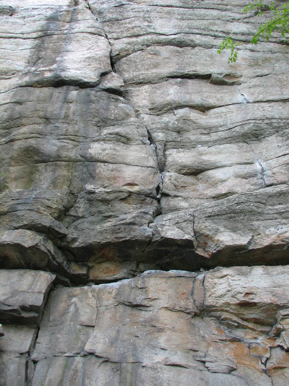 The start of P38. (Category:  Rock Climbing)