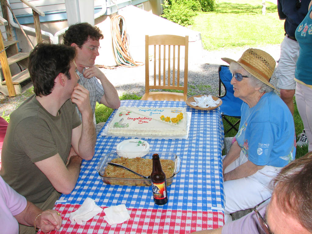 Ben's graduation party. (Category:  Party)