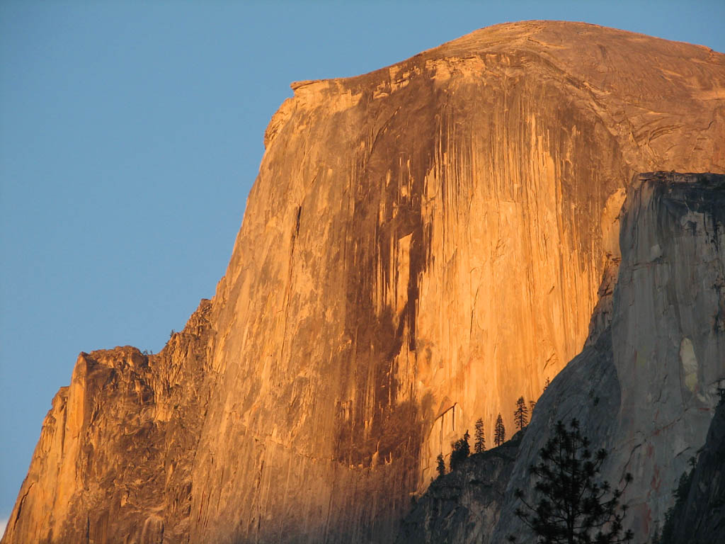 Half Dome. (Category:  Rock Climbing)