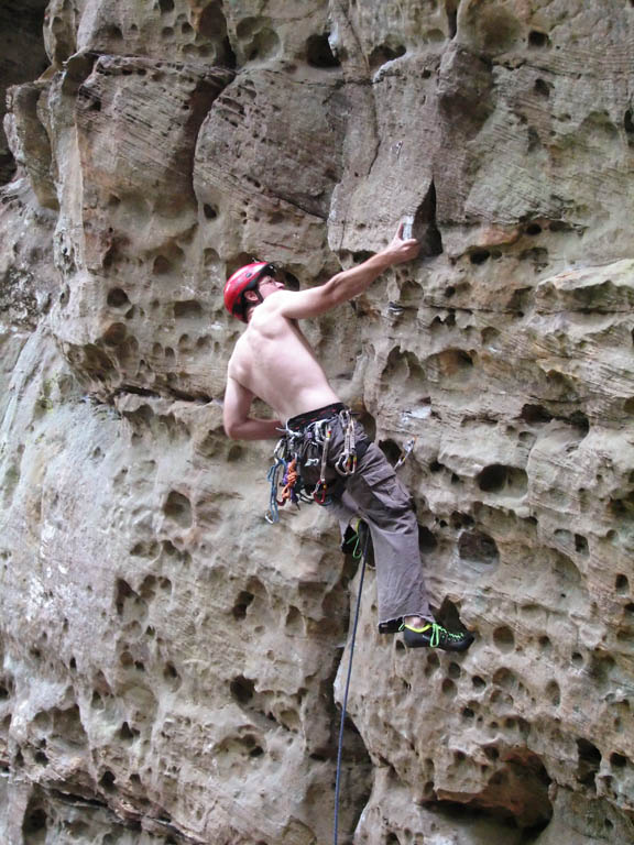 Leading Different Strokes. (Category:  Rock Climbing)