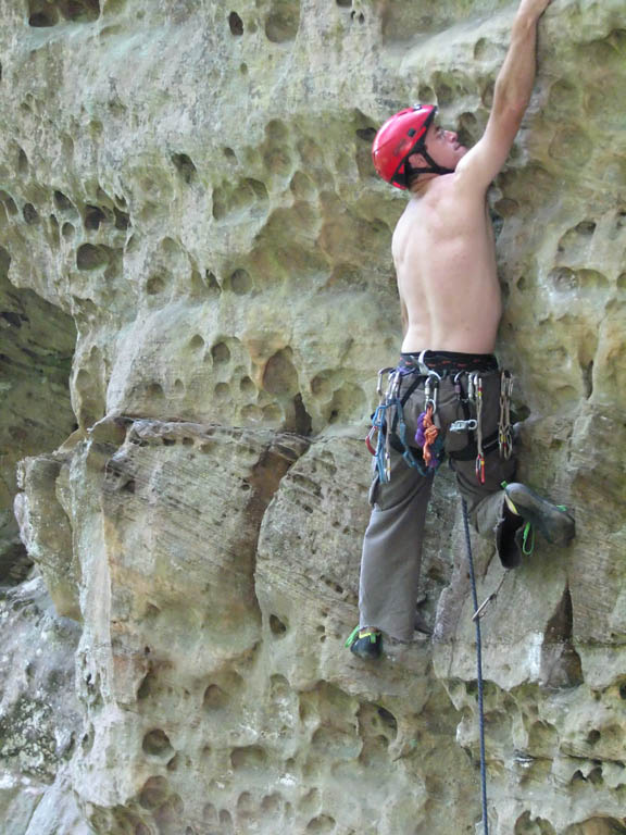 Leading Different Strokes. (Category:  Rock Climbing)