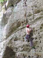 Leading Different Strokes. (Category:  Rock Climbing)