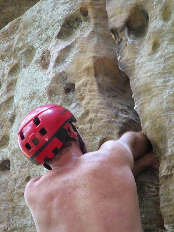 Leading Different Strokes. (Category:  Rock Climbing)