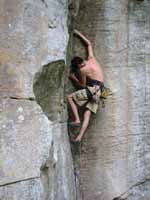 Climbing Stucconu. (Category:  Rock Climbing)