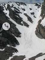 Climbers nearing the top of Taylor Glacier. (Category:  Rock Climbing)