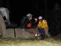 Hiking out in the dark. (Category:  Rock Climbing)