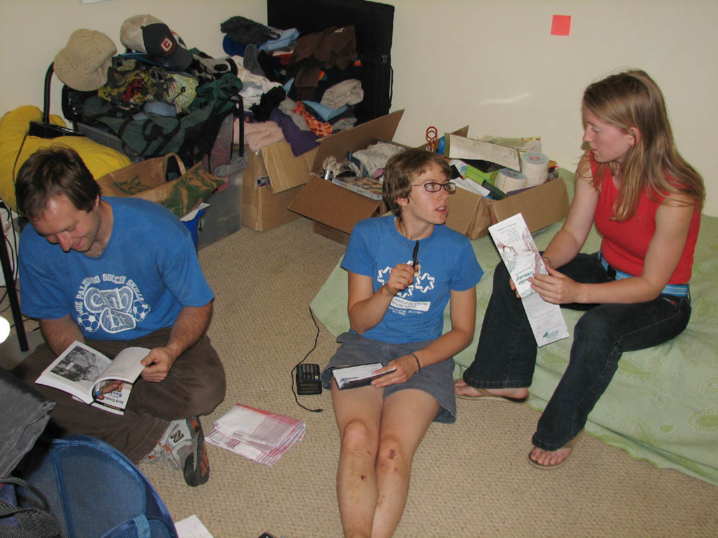 Burk, Alana and Becky (Category:  Rock Climbing)