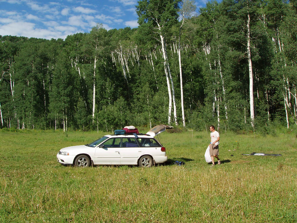 The meadow where we were camping. (Category:  Rock Climbing)