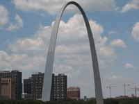 St. Louis Arch on the drive to Colorado. (Category:  Rock Climbing)