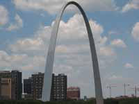 St. Louis Arch on the drive to Colorado. (Category:  Rock Climbing)