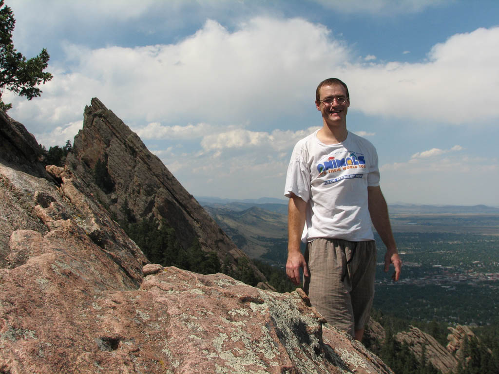 Royal Arch trail, Chautauqua park. (Category:  Rock Climbing)