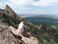 Royal Arch trail, Chautauqua park. (Category:  Rock Climbing)