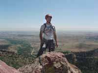 At the top of Yellow Spur. (Category:  Rock Climbing)