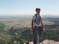At the top of Yellow Spur. (Category:  Rock Climbing)