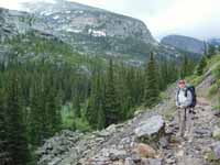 Hiking in to Petit Grepon. (Category:  Rock Climbing)