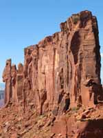 The Priest, Nuns, and Rectory.  Formations near Castleton. (Category:  Rock Climbing)