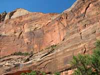 Big walls in Zion. (Category:  Rock Climbing)