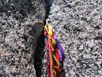 Aid climbing (Category:  Rock Climbing)