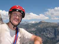 At the top of Lost Arrow Spire. (Category:  Rock Climbing)