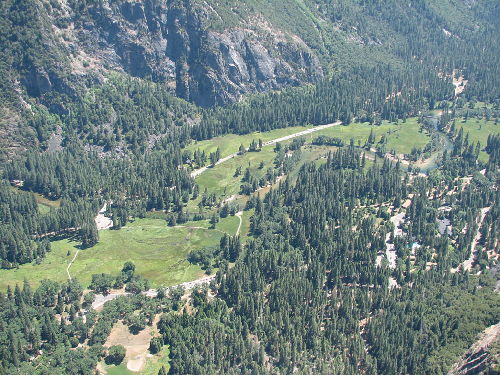 I pointed down into Yosemite Valley and said, (Category:  Rock Climbing)