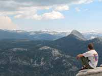 Ryan on top of Half Dome. (Category:  Rock Climbing)