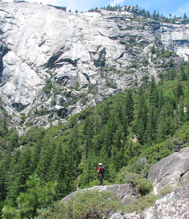 Walking off Nutcracker. (Category:  Rock Climbing)