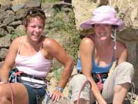 Jenn and Bridgette (Category:  Rock Climbing)