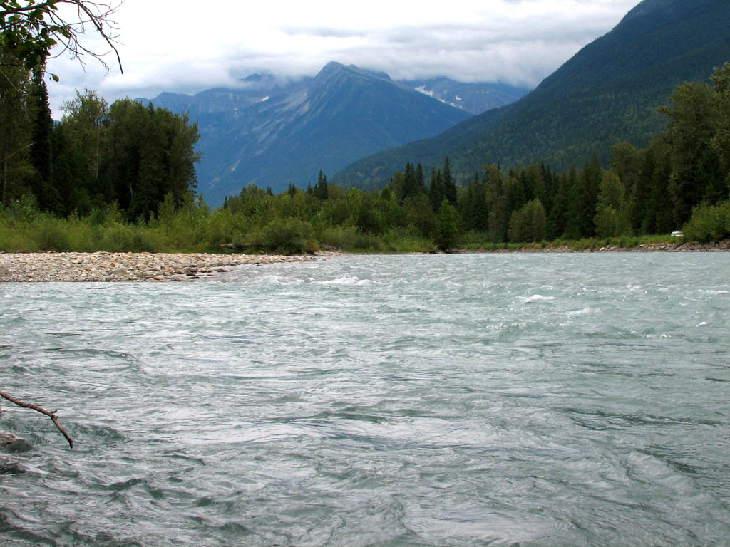 An overcast day in Glacier NP, British Columbia (Category:  Rock Climbing)