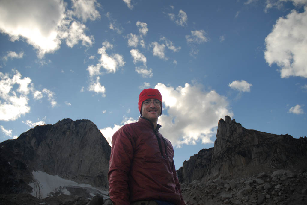 In the Bugaboos. (Category:  Rock Climbing)