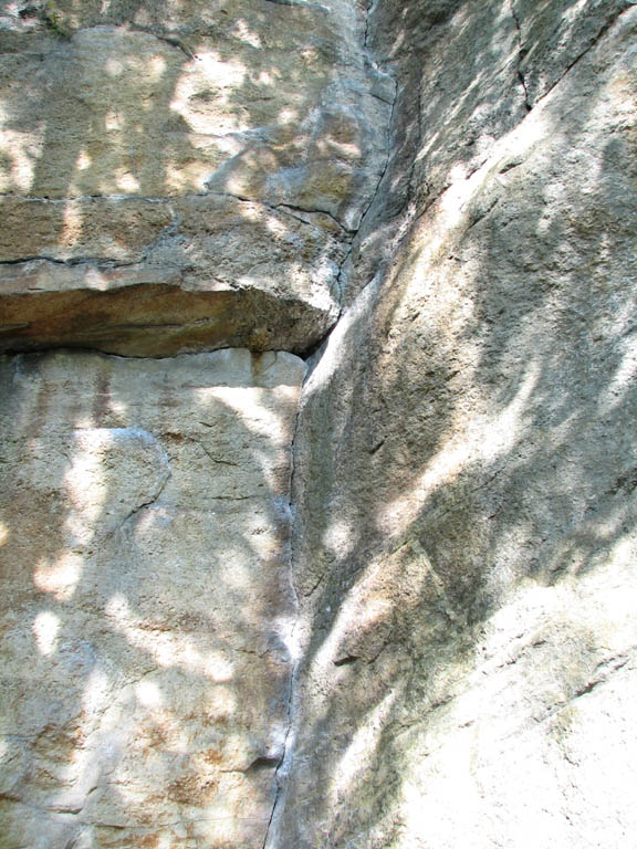 The Spring.  The spring at the base had substantial flow due to the previous day's rain. (Category:  Rock Climbing)