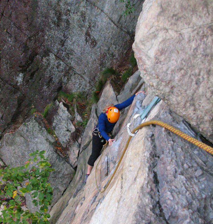 Katie following Disneyland. (Category:  Rock Climbing)