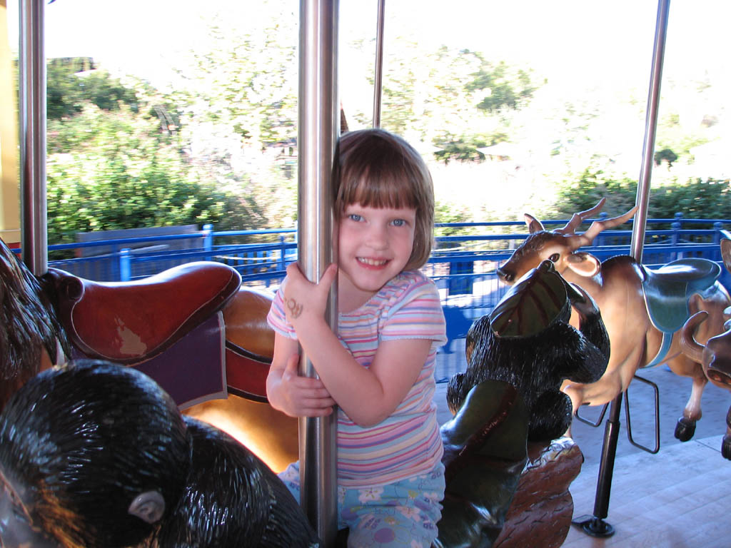 Amanda at the zoo. (Category:  Party)