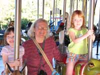 Amanda, Donna and Elena at the zoo. (Category:  Party)