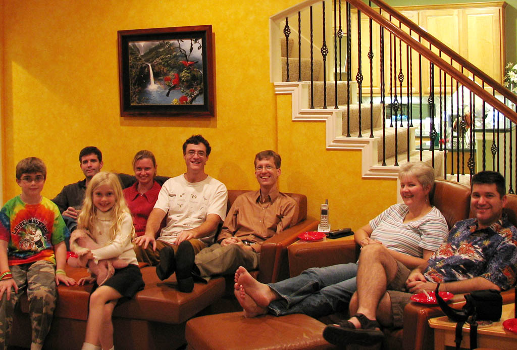 Clark, Brian, Audrey, Lori, me, Rob, Sheryl, Clay (Category:  Party)